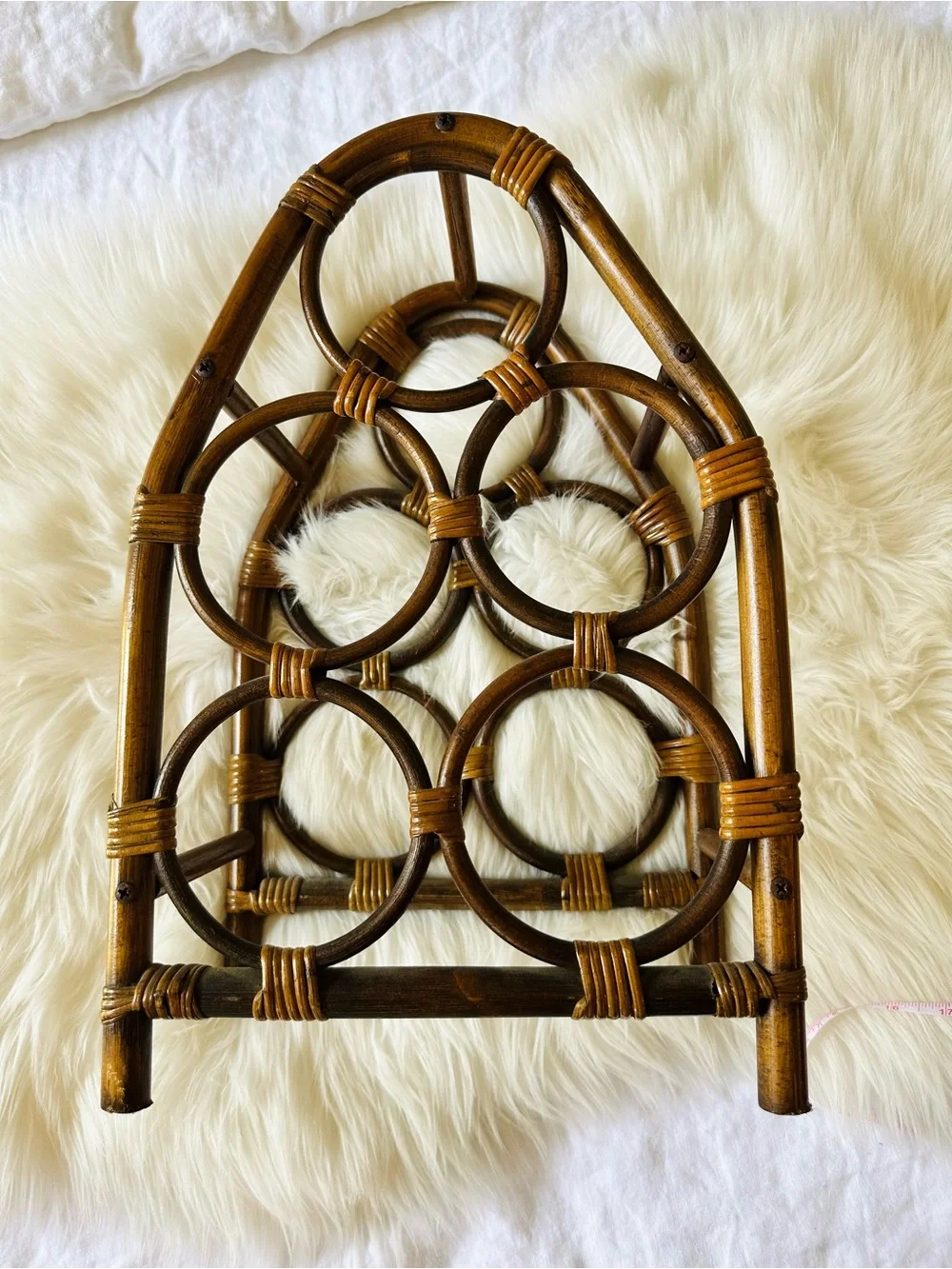 Vintage Bamboo Wine Holder